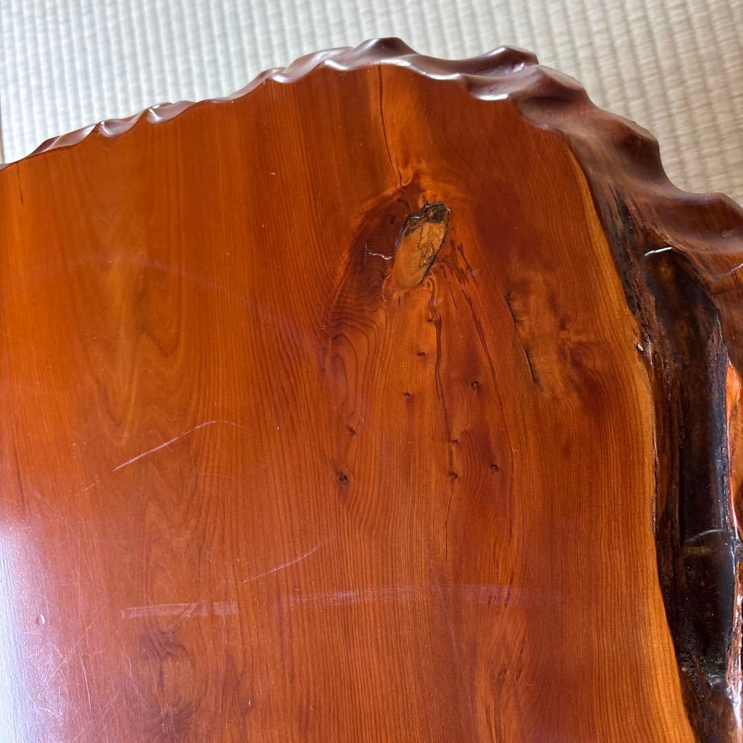 激震価格　最高級　天然無垢一枚板　ローテーブル　座卓　横長　貴重な逸品