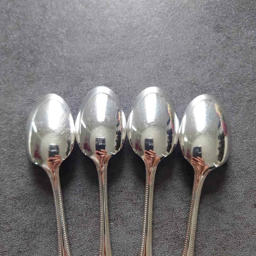 美品 クリストフル パール デミタススプーン 4点