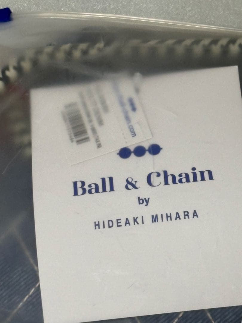 ✨Ball＆Chain スカーフ リボン柄 デニム　Ｍ　表参道店限定　完売　希少