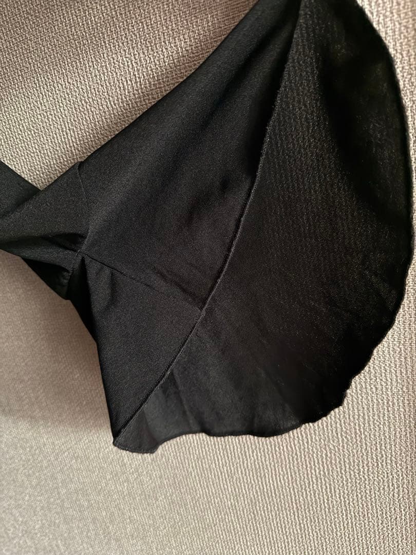 フラメンコ　リバーシブルニットワンピース　ボレロセット　黒　白　アルマフラメンカ