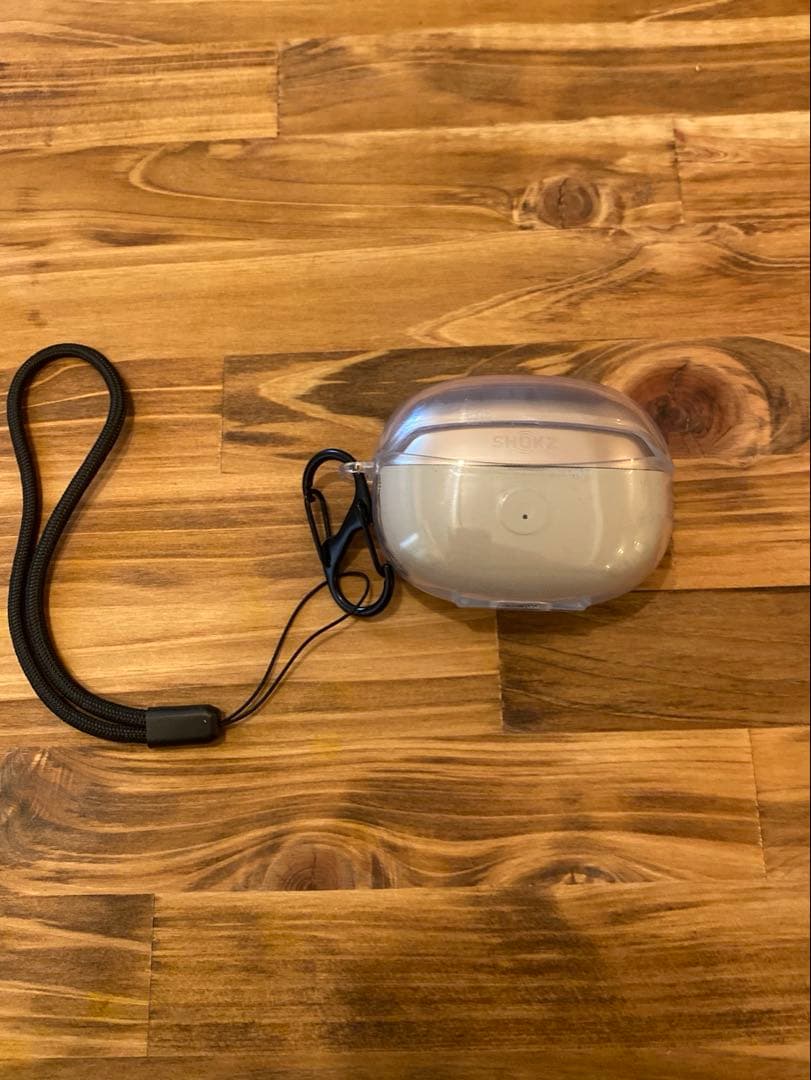 【ほぼ未使用】Shokz OpenDots ONE ケースのみ　グレー シルバー