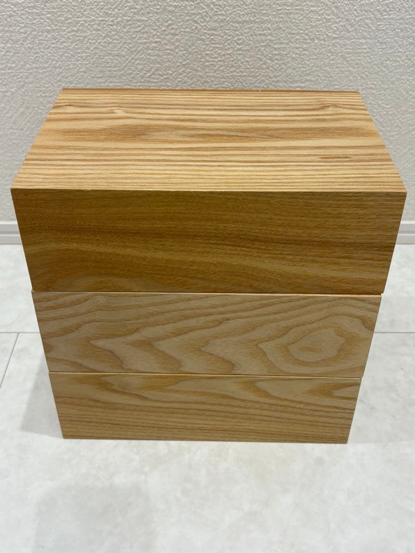 無印良品　天然木収納ボックス 13引き出し