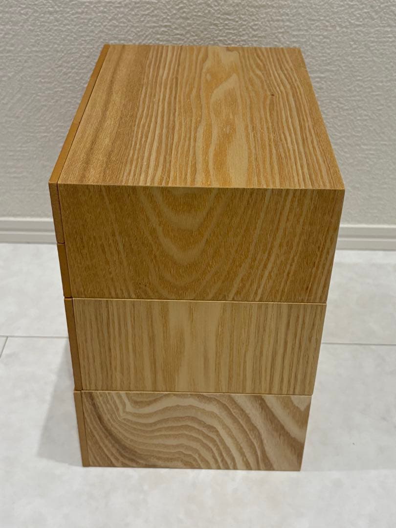 無印良品　天然木収納ボックス 13引き出し