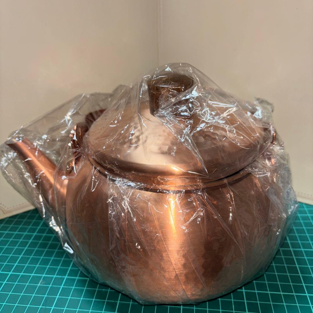 新品☆　純銅ケトル 2.4L ガスこんろ専用 日本製 燕三 EM-8476