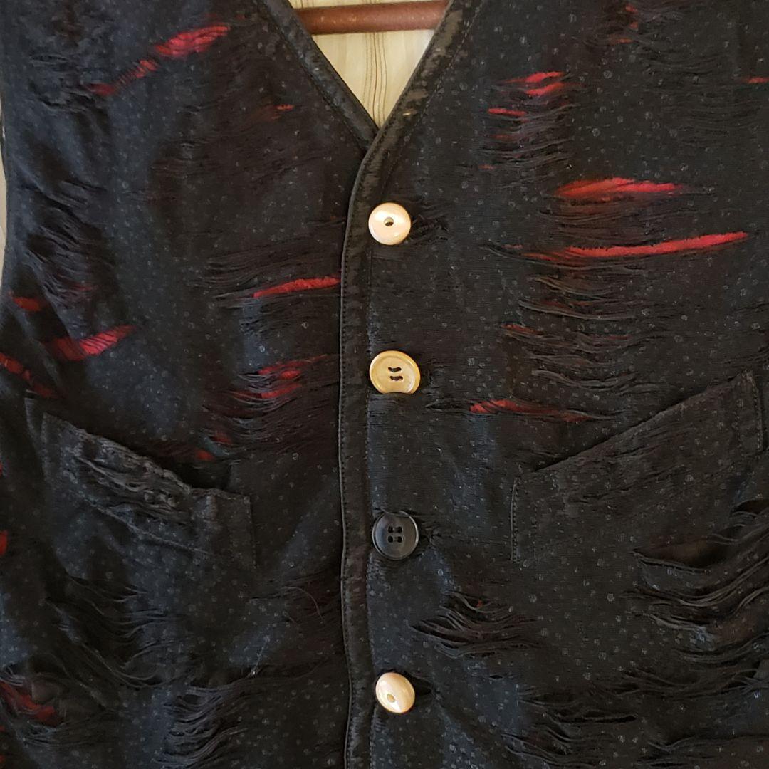 トップス France antique gilet original processing