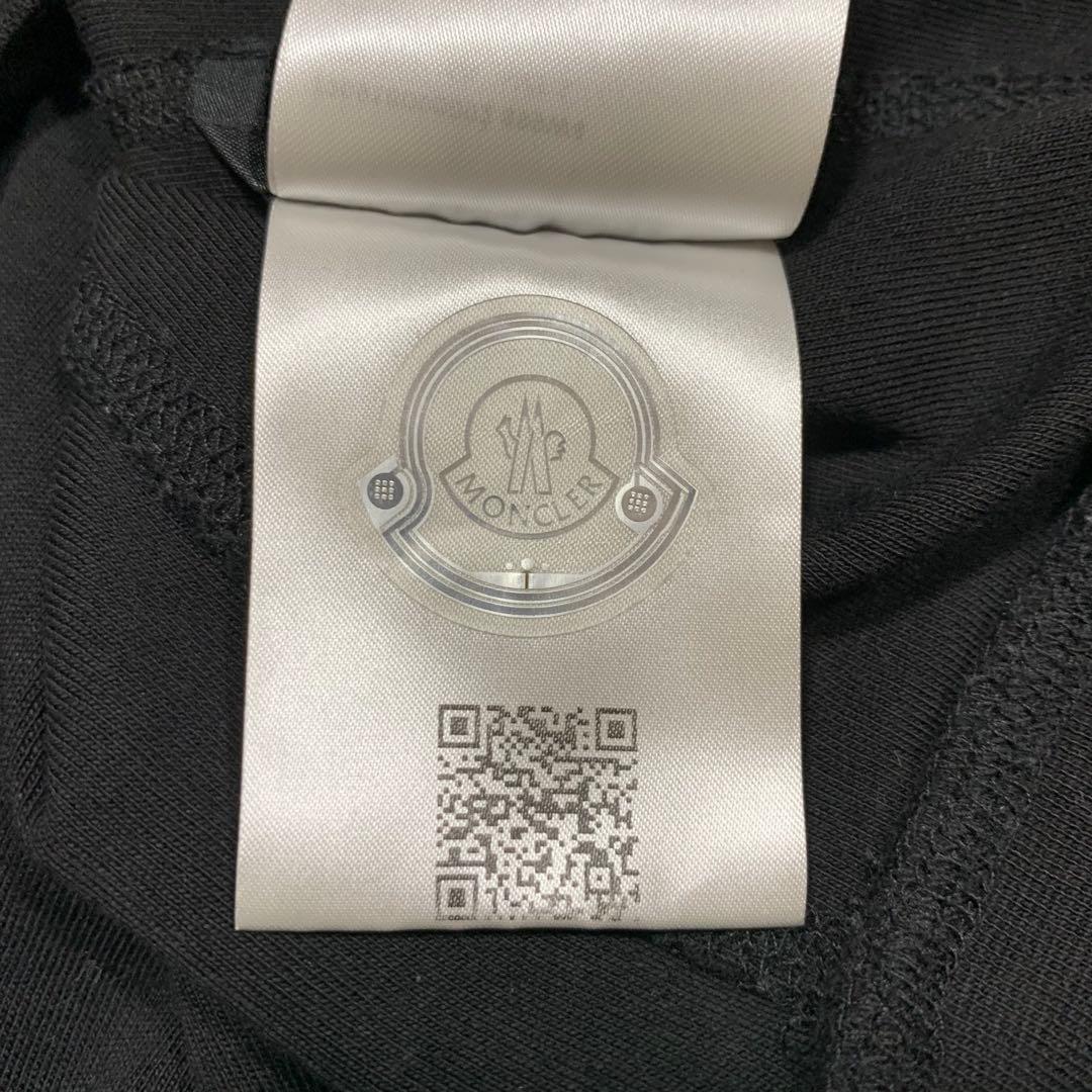 美品★モンクレール 黒 S ハイネック ジップアップ トレーナー　4P106