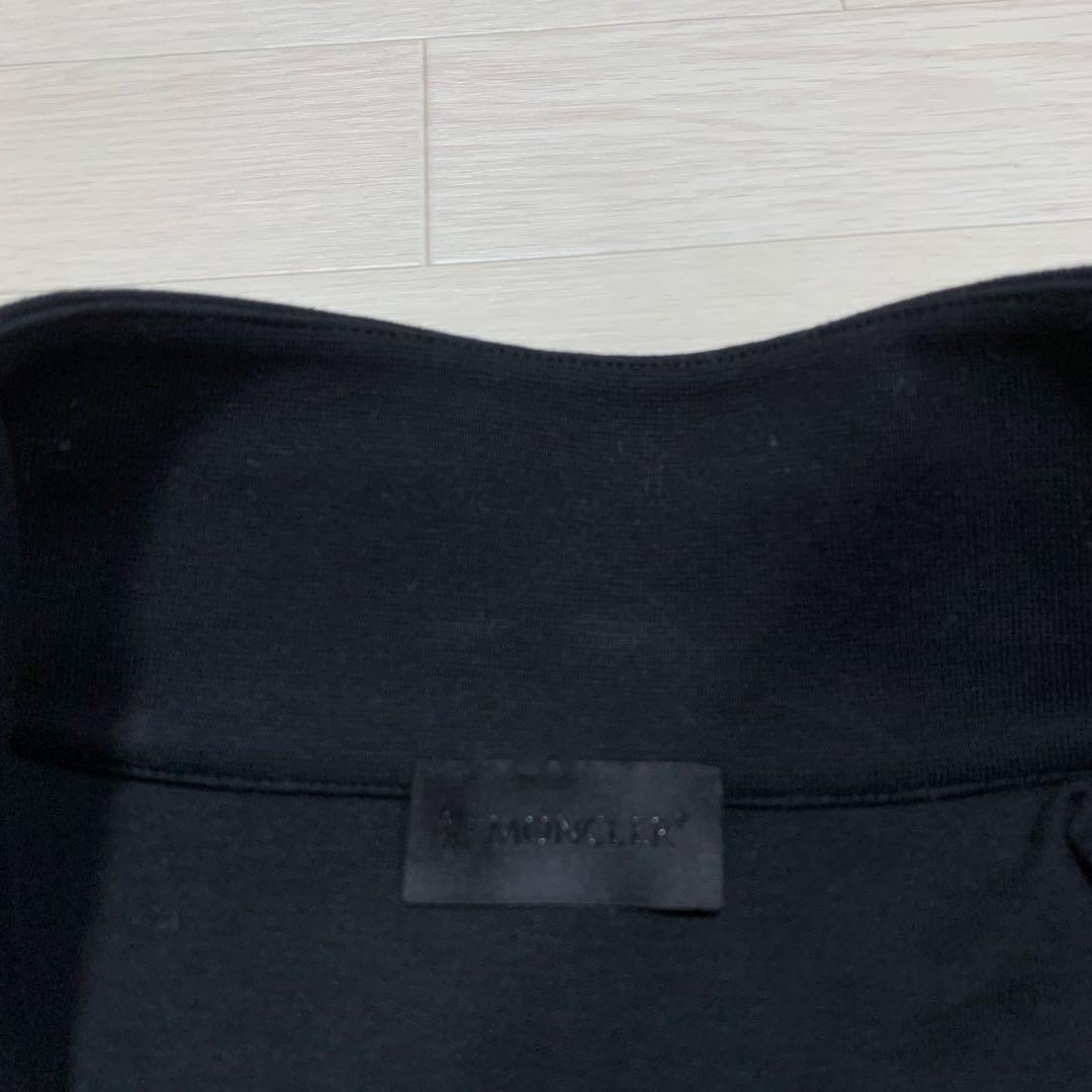 美品★モンクレール 黒 S ハイネック ジップアップ トレーナー　4P106