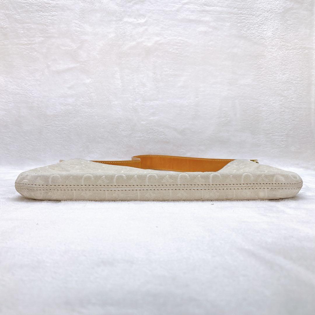 ✨綺麗✨CELINE セリーヌ ワンショルダーバッグ スエード Cロゴ レザー