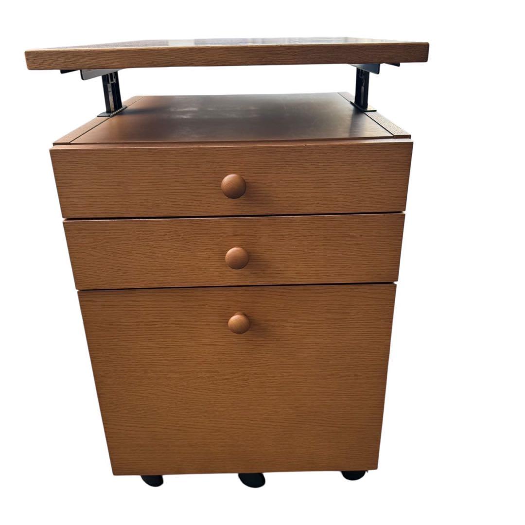 karimoku カリモク デスクワゴン 天板昇降 学習 S-10890770