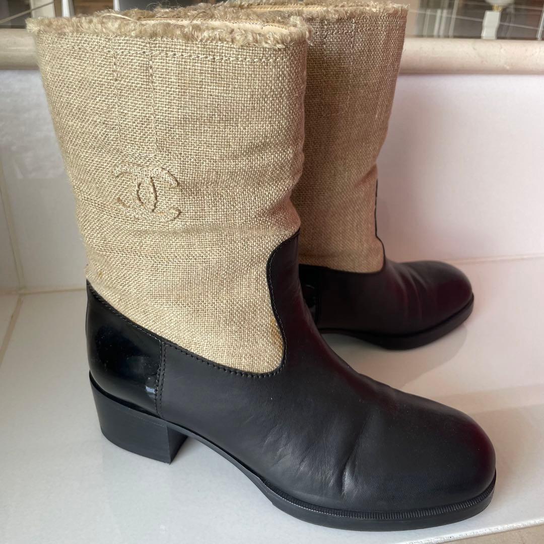 お値下げ‼️CHANEL.シャネル.ブーツ.サイズ37C