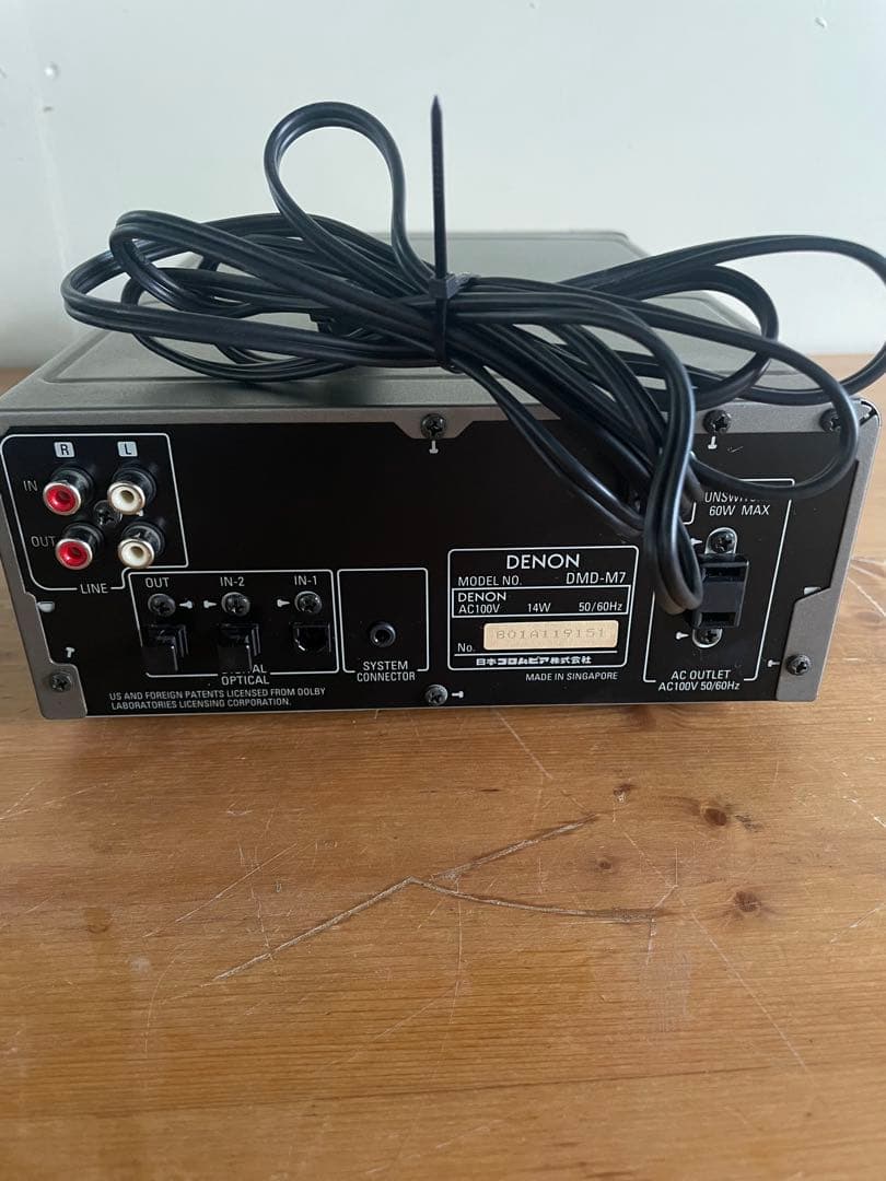 [ジャンク品]DENON DM-37 CD・MDレコーダー