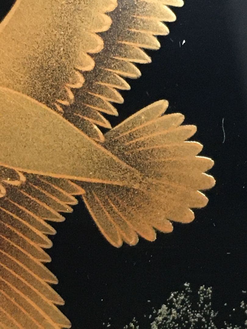 S191輪島塗 漆藝額 陽光 孝一作