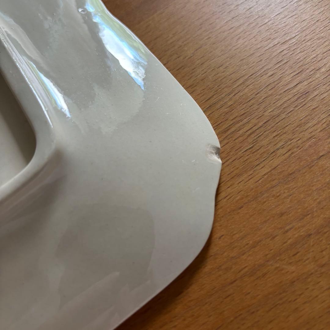 サルグミンヌ ラヴァリエール 平皿 フランスアンティークLavalliere