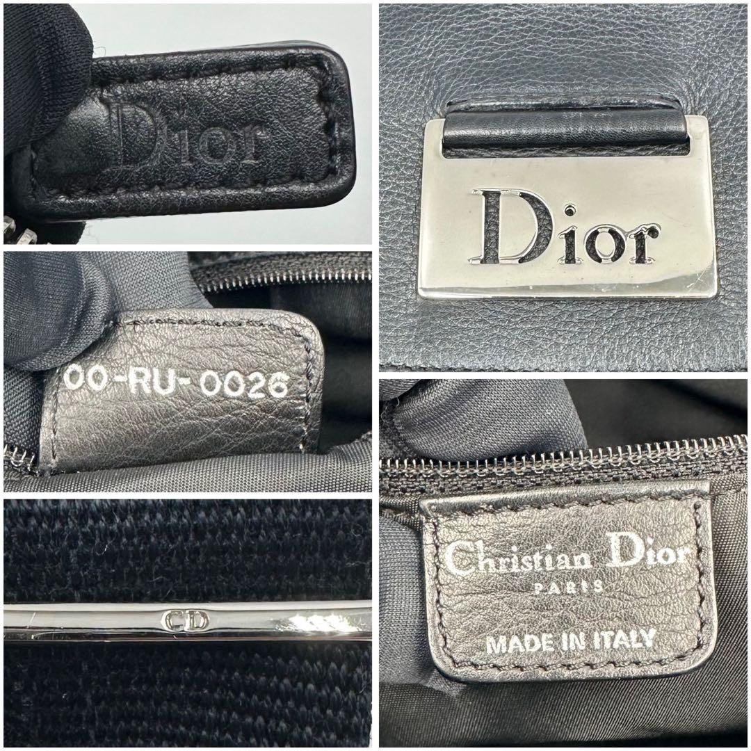 【良品】Dior ショルダーバッグ トロッター ストリートシック シルバー金具