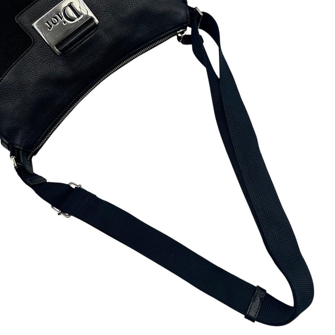 【良品】Dior ショルダーバッグ トロッター ストリートシック シルバー金具