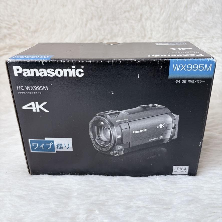 【美品】Panasonic 4K ビデオカメラ HC-WX995M 64GB