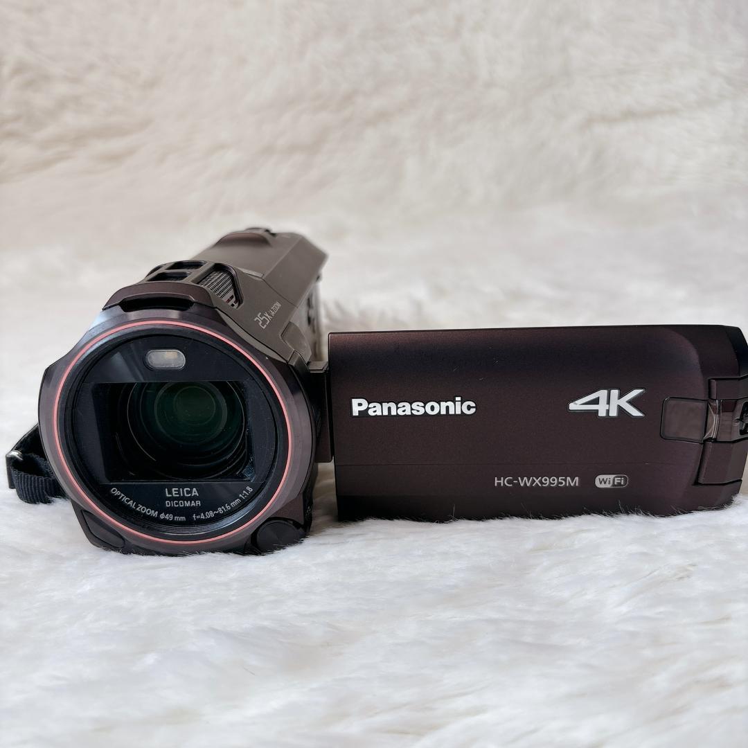 【美品】Panasonic 4K ビデオカメラ HC-WX995M 64GB