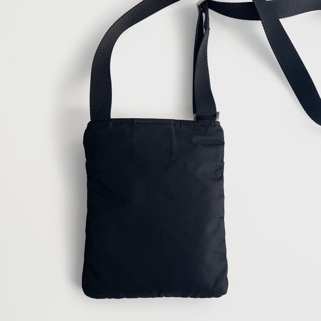 【訳あり極美品】PRADA プラダ ショルダーバッグ サコッシュ ナイロン 黒
