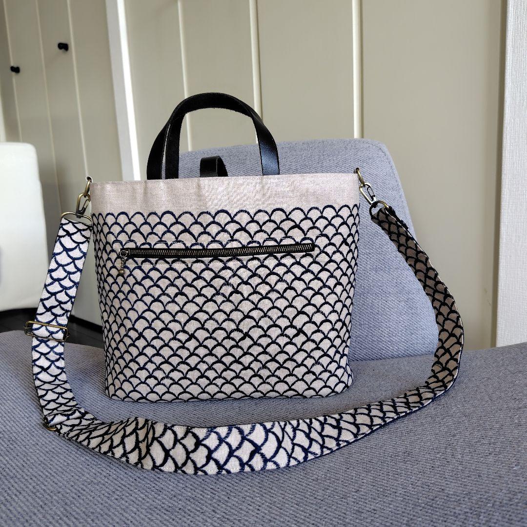 ミナペルホネン2wayハンドメイドバック