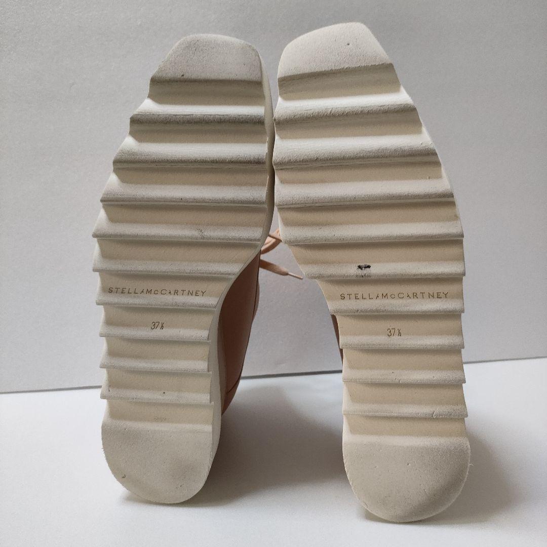 24.5cmサイズ 37.5　ステラマッカートニー厚底エリスローファーピンク星柄