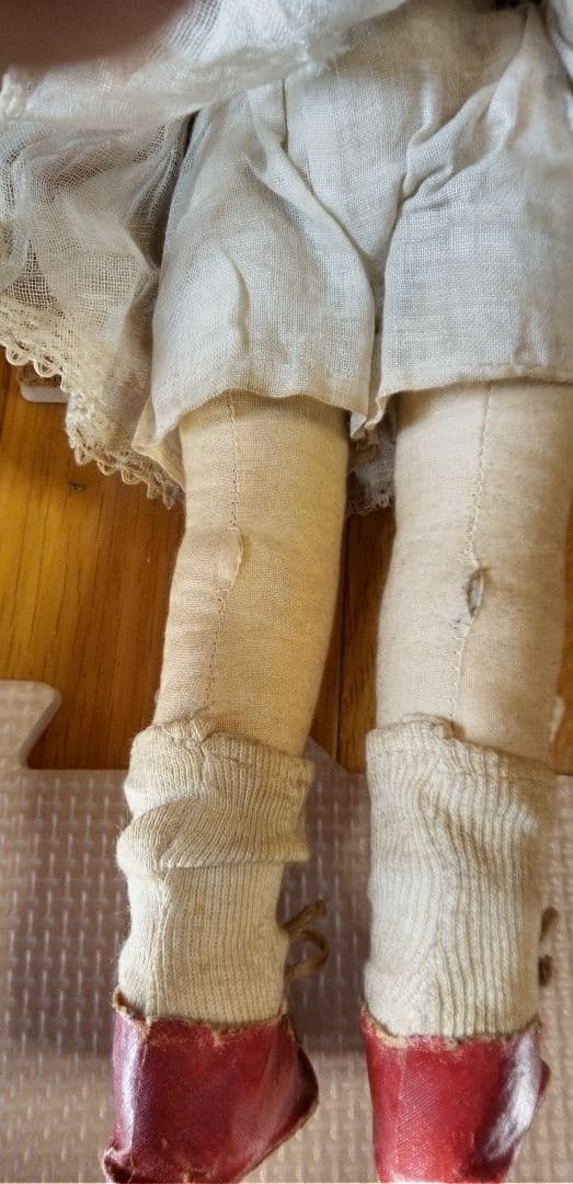 三越ドール　フラーティアイ　大正　昭和　サクラビスク　人形