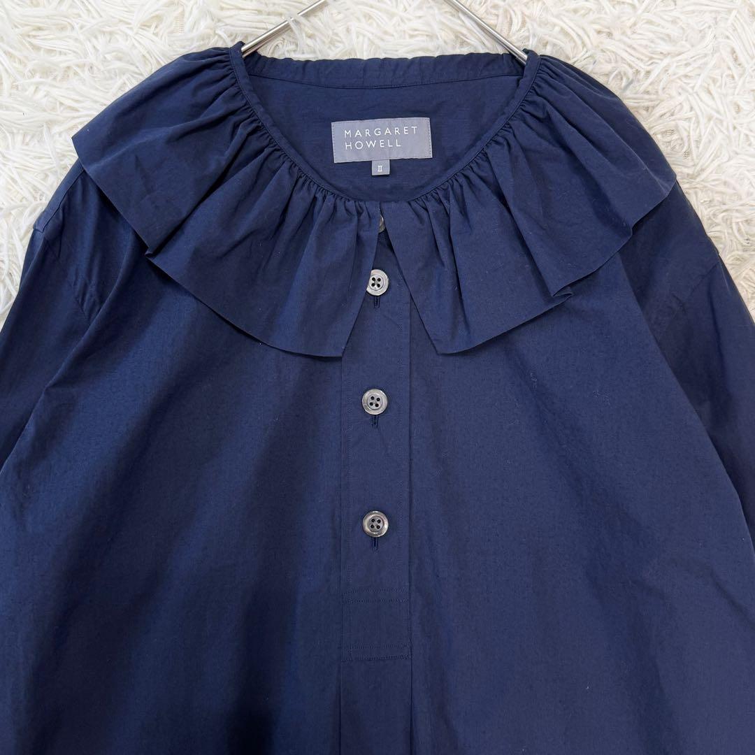 25SS マーガレットハウエル SUPERFINE COTTON ブラウス M