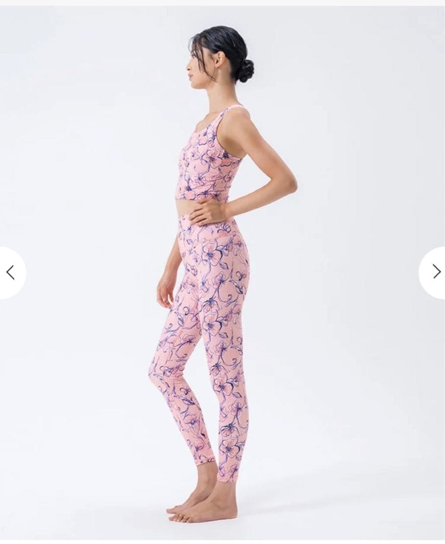 SUKALAフラワープリントヨガウェアセット　 L size