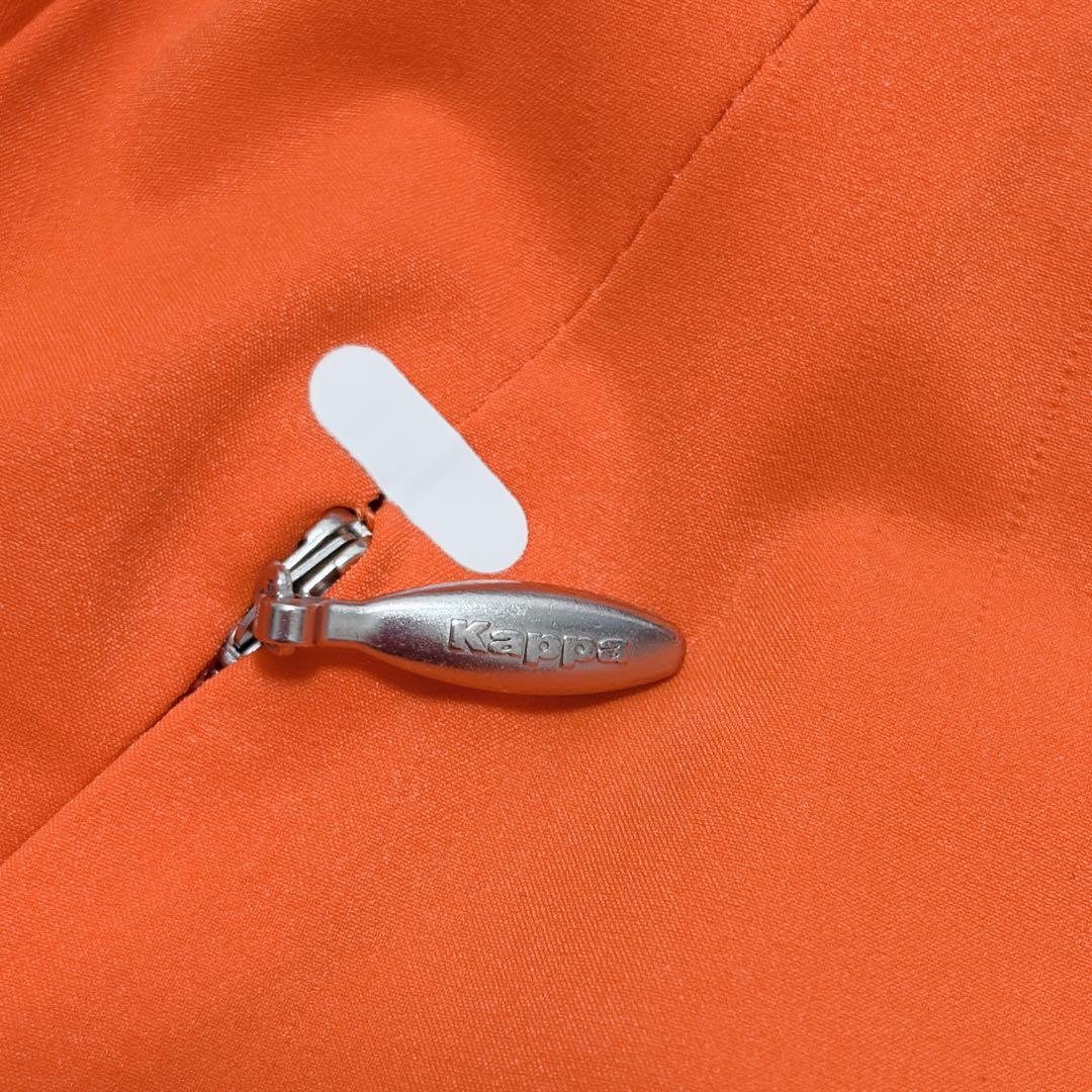 新品未使用　Kappa カッパ　イタリア国旗刺繍　ゴルフジャケット オレンジ　M