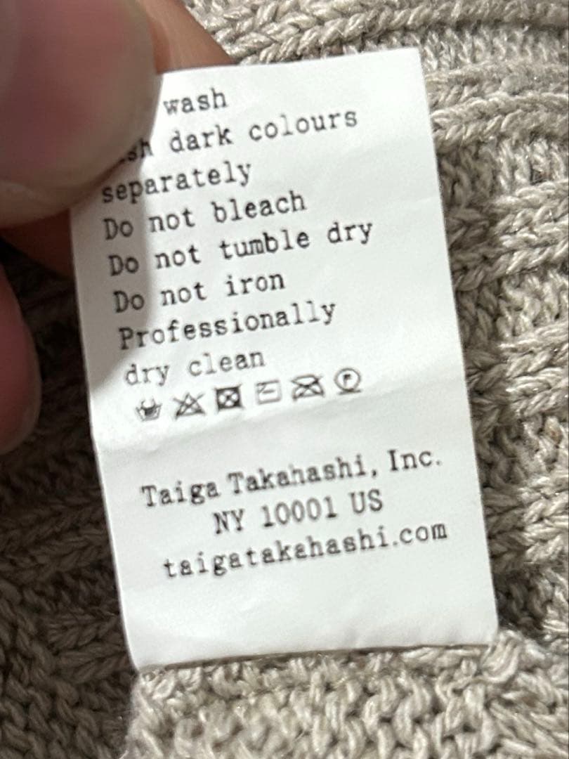 トップス Taiga Takahashi LOT.505 V-NECK