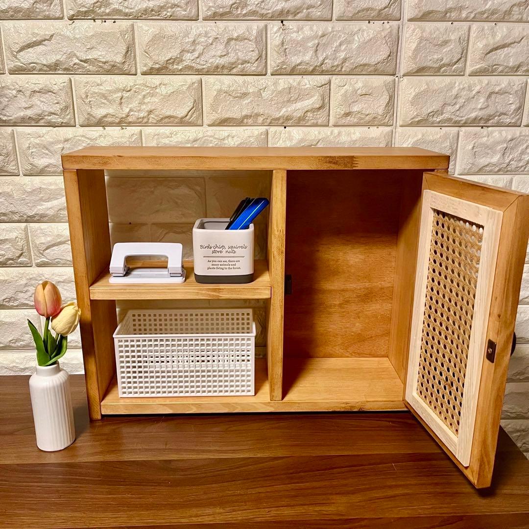 【新商品発売】リビングラック トイレ収納 キッチン収納ラタン製 籐製 かごめ編み