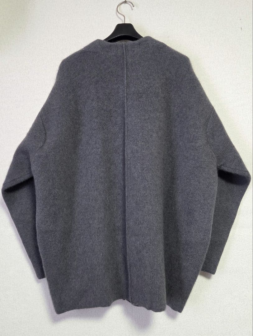 ダブルフェイスコクーンカーディガン