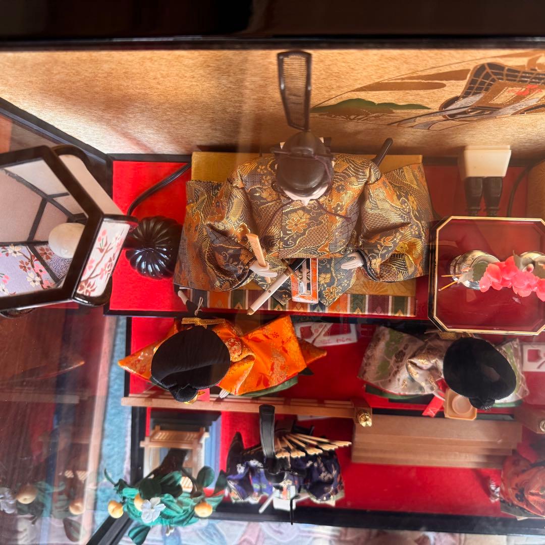 雛人形セット ガラスケース付き　東京久月