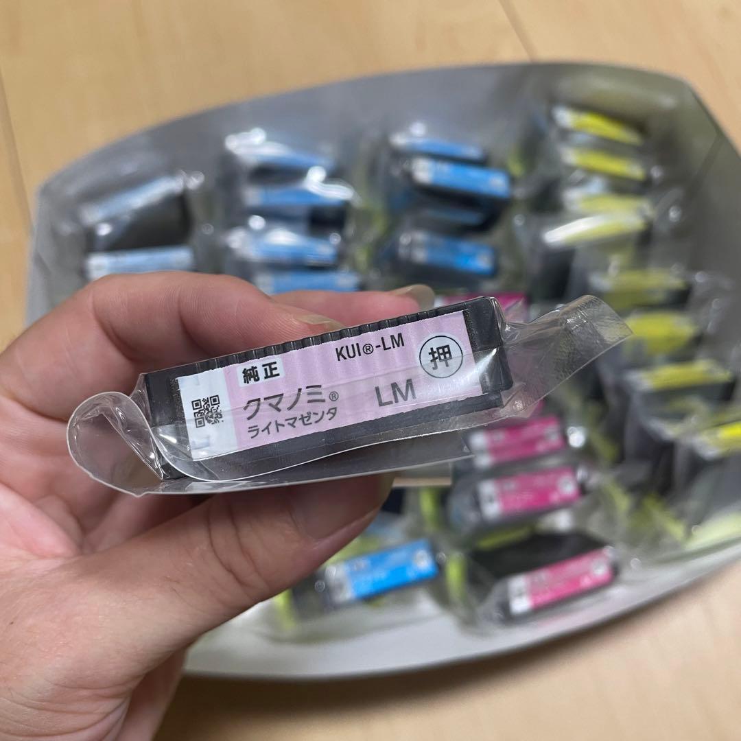 【本日中値下げ】EPSONエプソン　新品純正インクカートリッジ　クマノミ　１８個