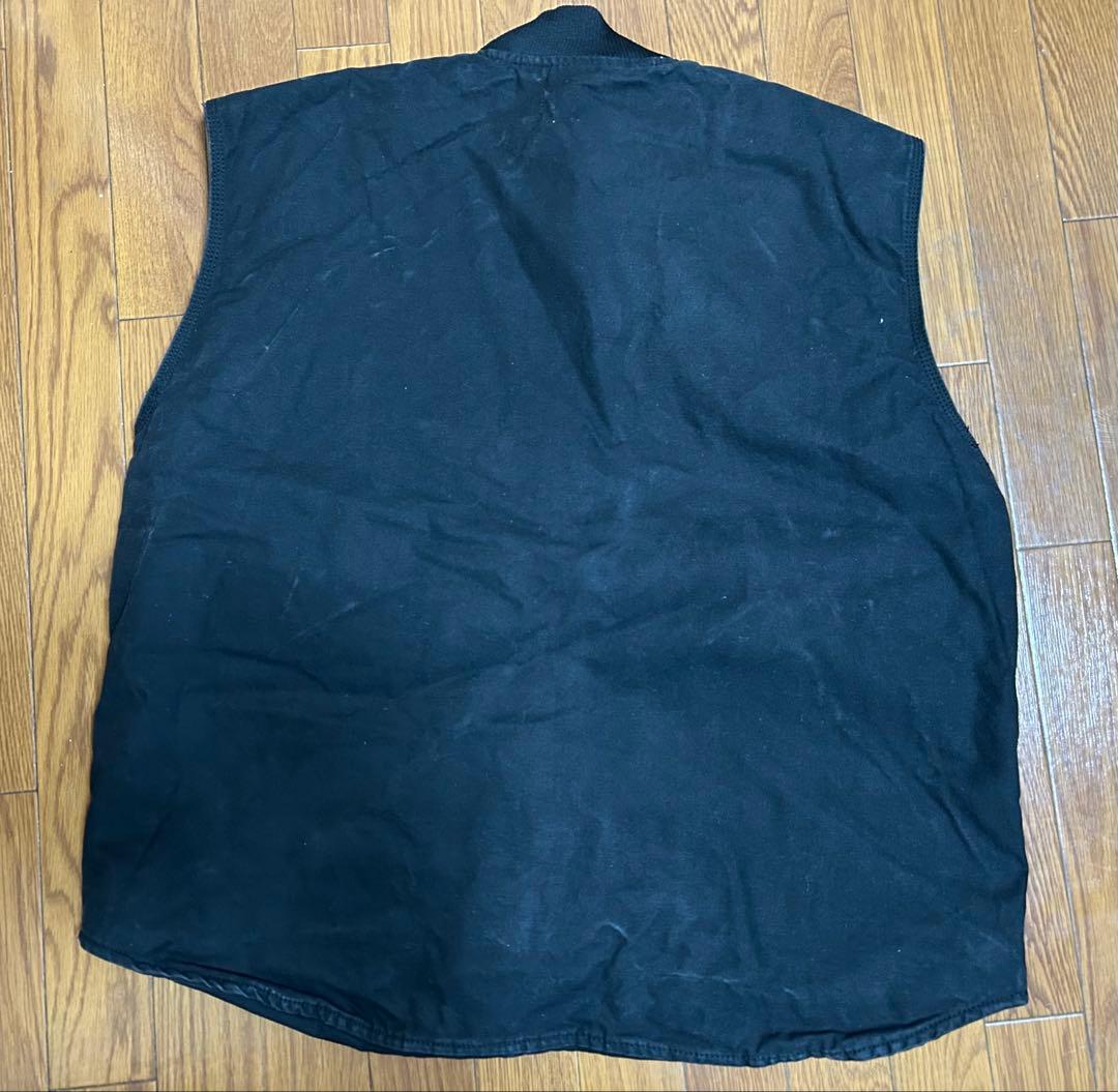 Carhartt ダッグベスト　企業ロゴ　USA製