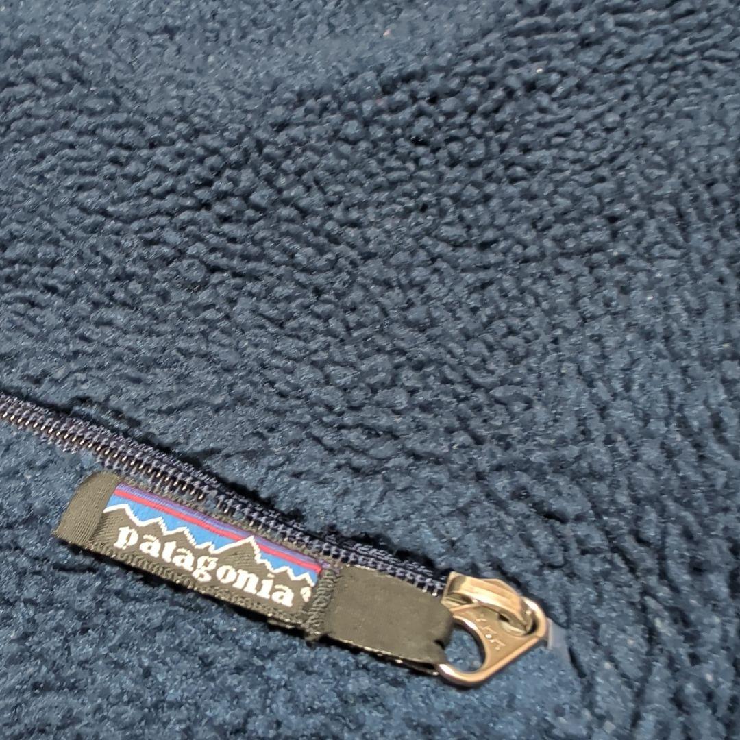 '92 パタゴニア パイルグリセードプルオーバー サファイア S USA製