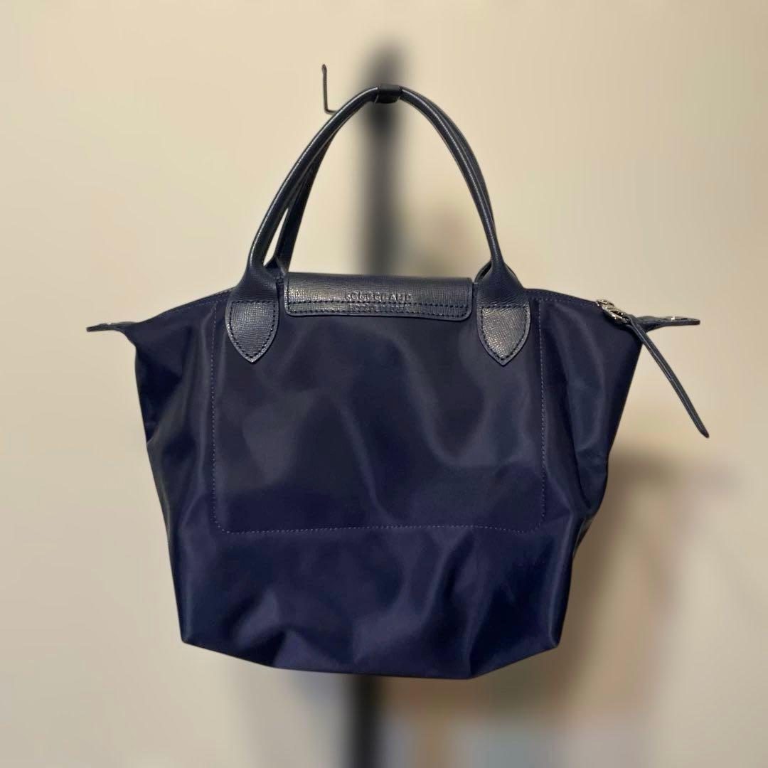 Longchamp ルプリアージュ ネイビー M 2ウェイショルダーバッグ