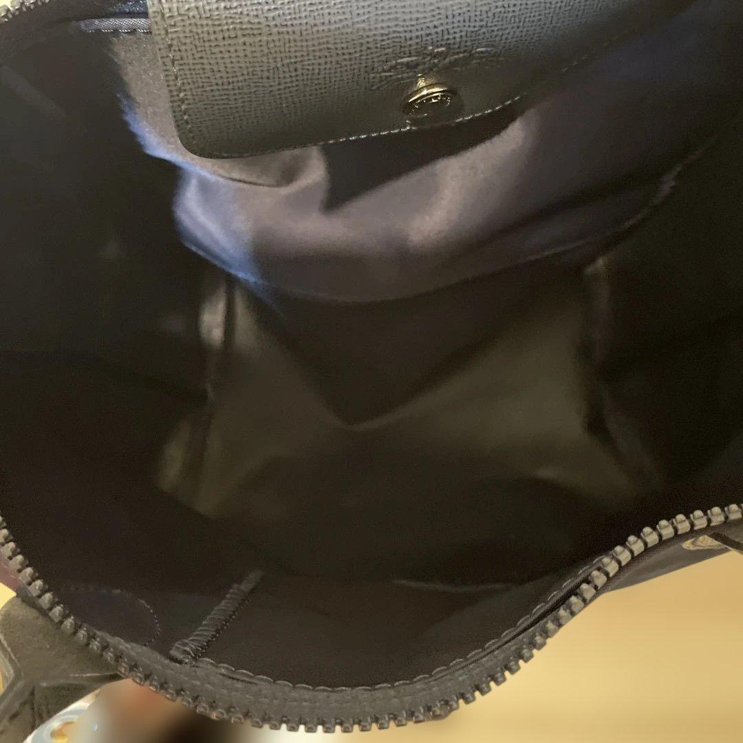 Longchamp ルプリアージュ ネイビー M 2ウェイショルダーバッグ