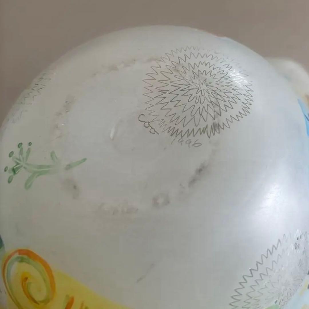 krs‼️ガラス工芸作家　林久美子　ガラスボウル 展示会作品　1996年