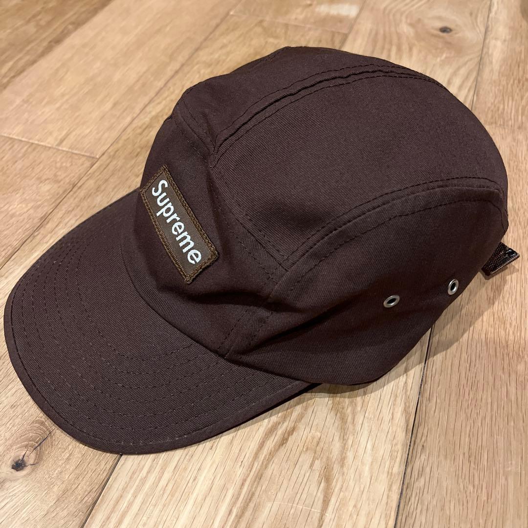 レアカラー 未使用　supreme シュプリーム キャップ　初期 ブラウン