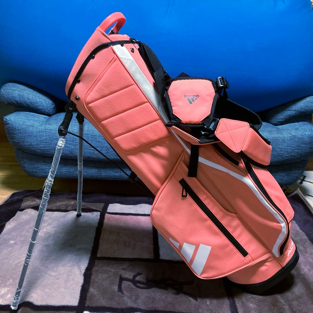 【ピカ】adidas軽量スリーバースタンドキャディーバック