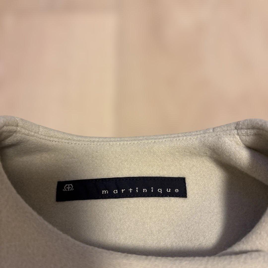 martinique ノーカラーショートコート