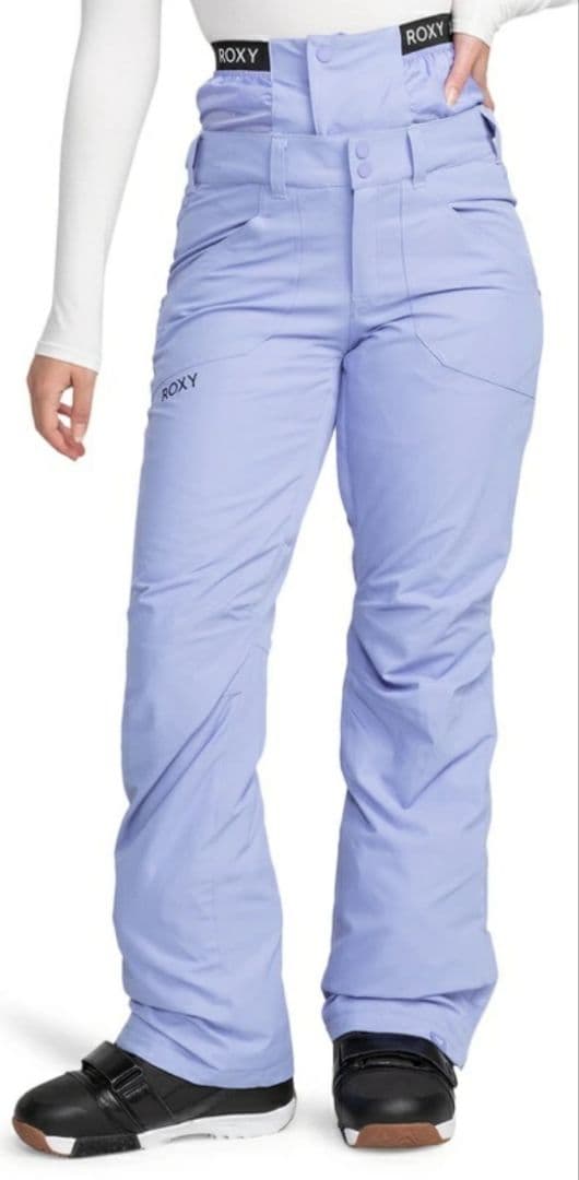 ROXY スノーボードウェア　 レディース　上下セット　ブラック/パープル