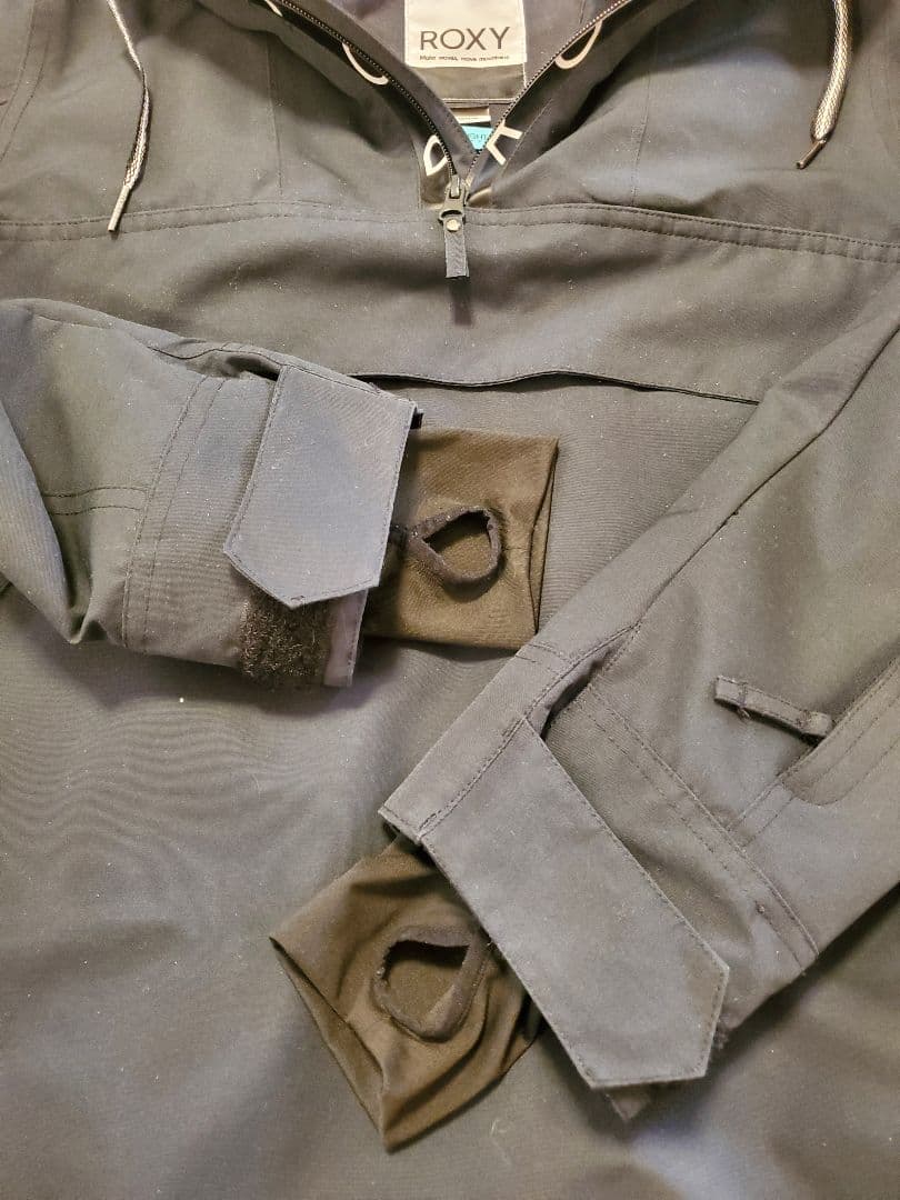 ROXY スノーボードウェア　 レディース　上下セット　ブラック/パープル