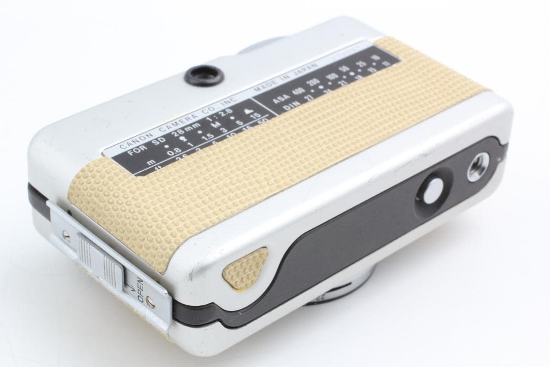 [美品整備済] ベージュ Canon Demi C 50 & 28mm 1139