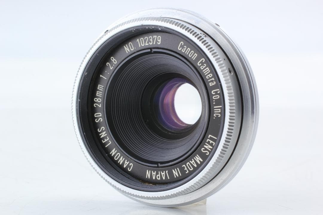 [美品整備済] ベージュ Canon Demi C 50 & 28mm 1139