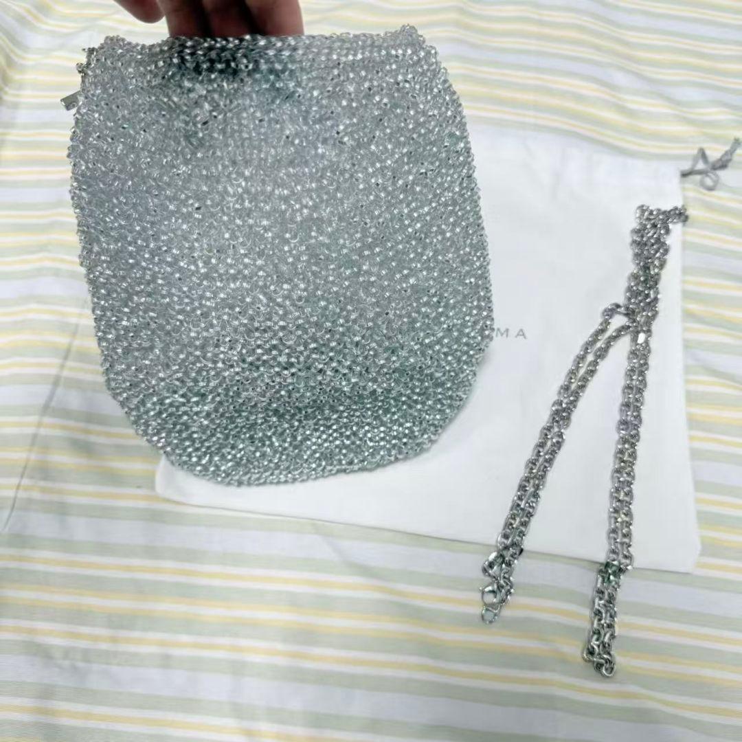 ANTEPRIMA シルバー メッシュデザイン ショルダーバッグ