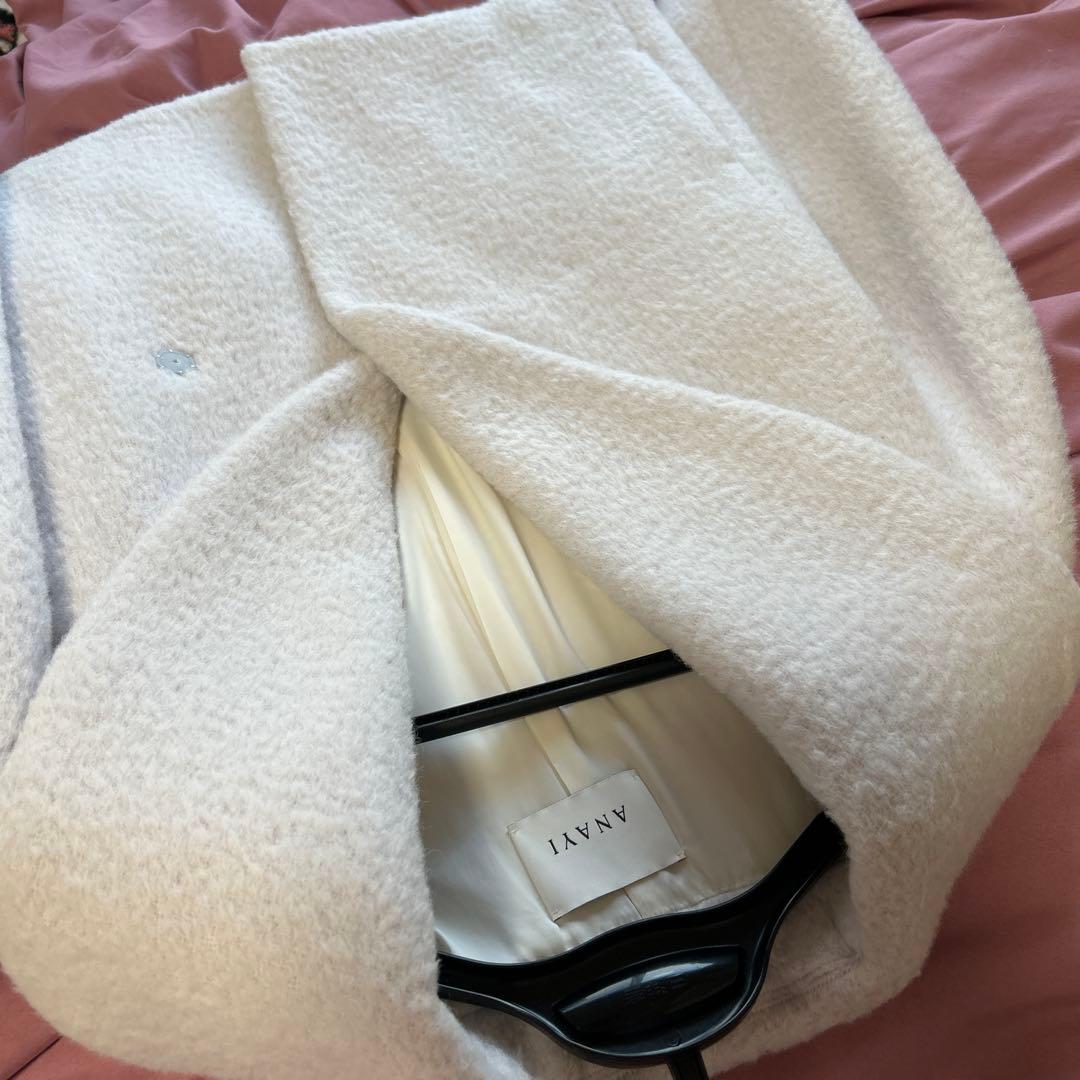 アナイ　スーリーアルパカショールコート　36