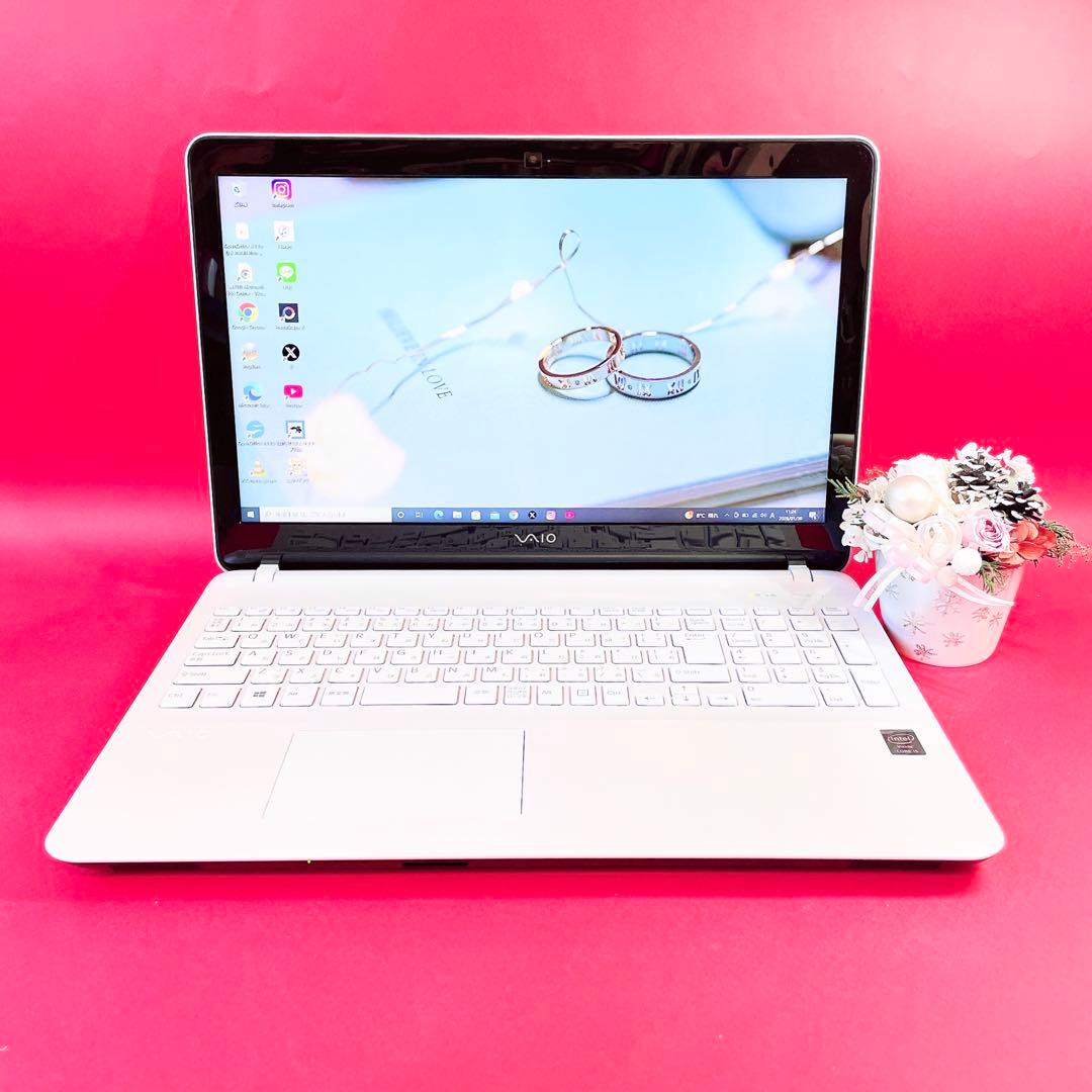 サクサク快適❣️薄型VAIOノートパソコン✨️カメラ大容量SSD1TBメモリ16GB