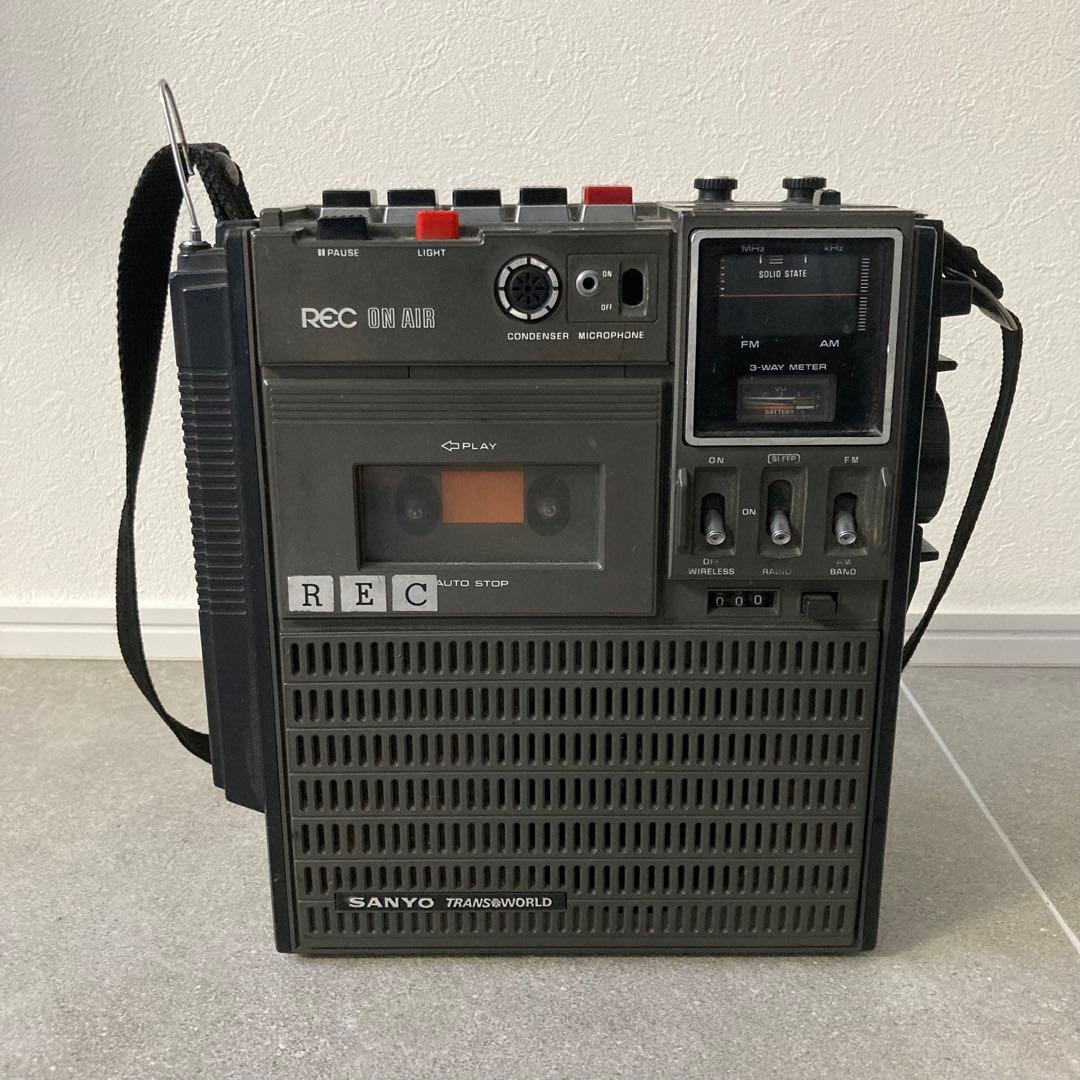 SANYO ラジカセ MR4000 ジャンク 2セット 昭和レトロ