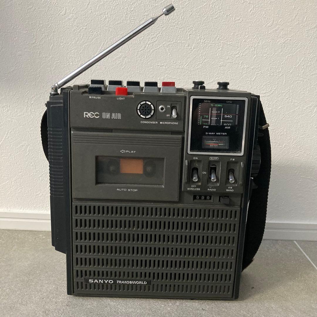SANYO ラジカセ MR4000 ジャンク 2セット 昭和レトロ
